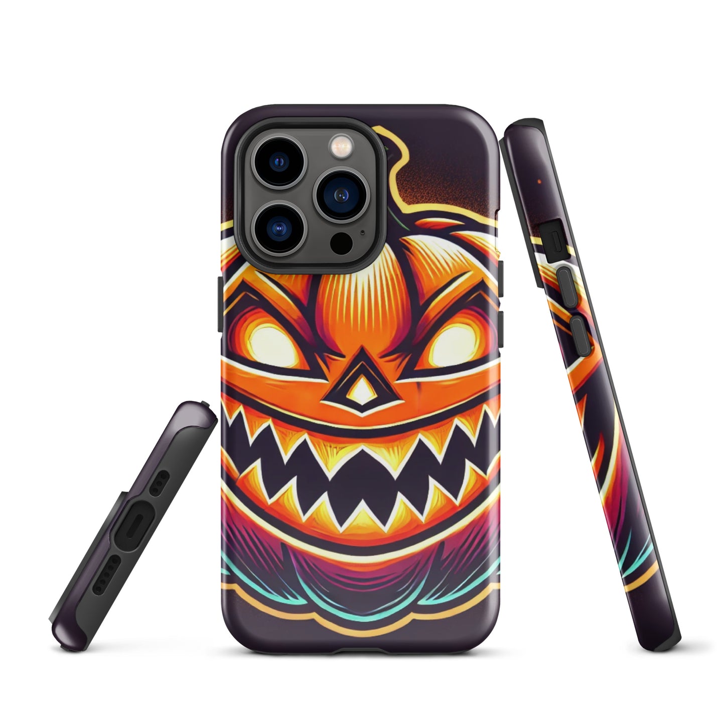 iPhone HALLOWEEN scary pumpkin hard case