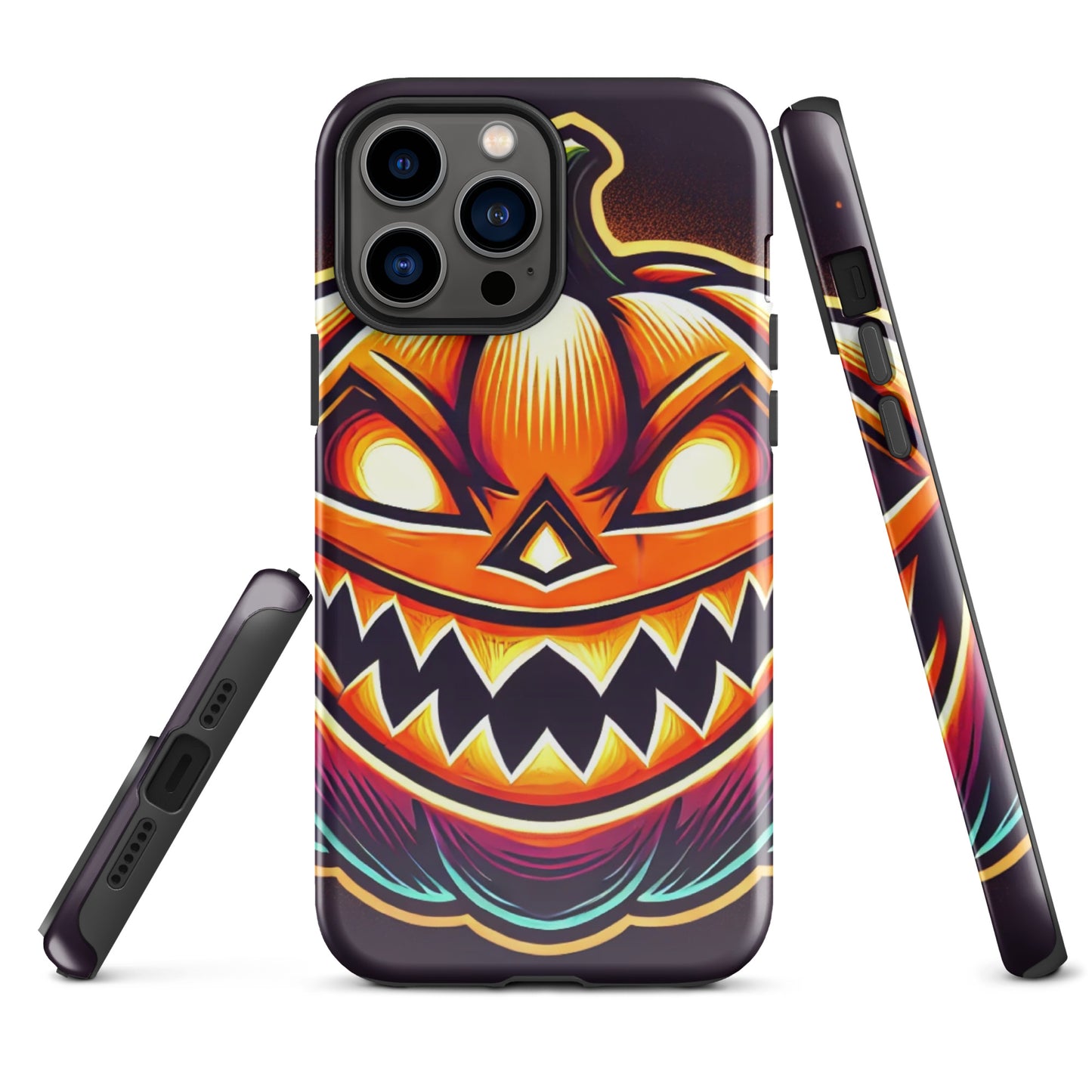 iPhone HALLOWEEN scary pumpkin hard case