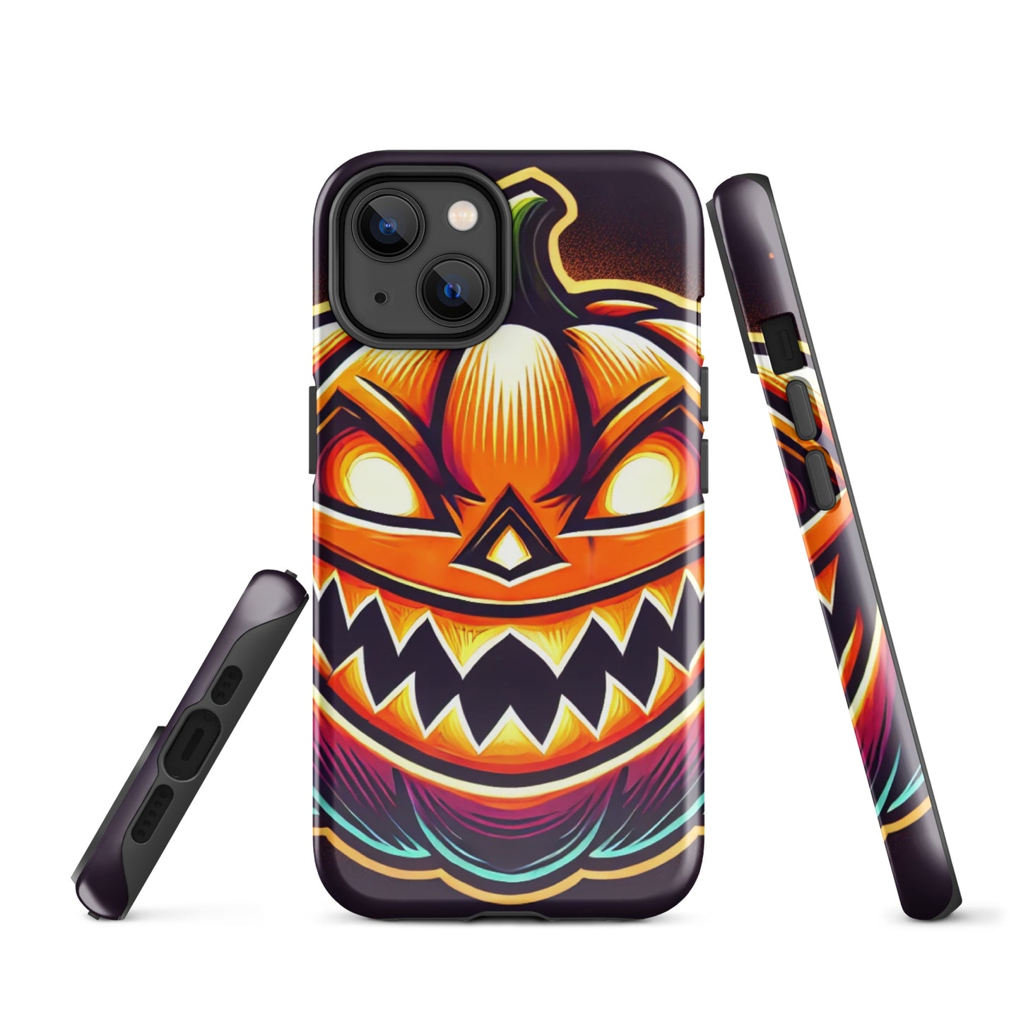 iPhone HALLOWEEN scary pumpkin hard case