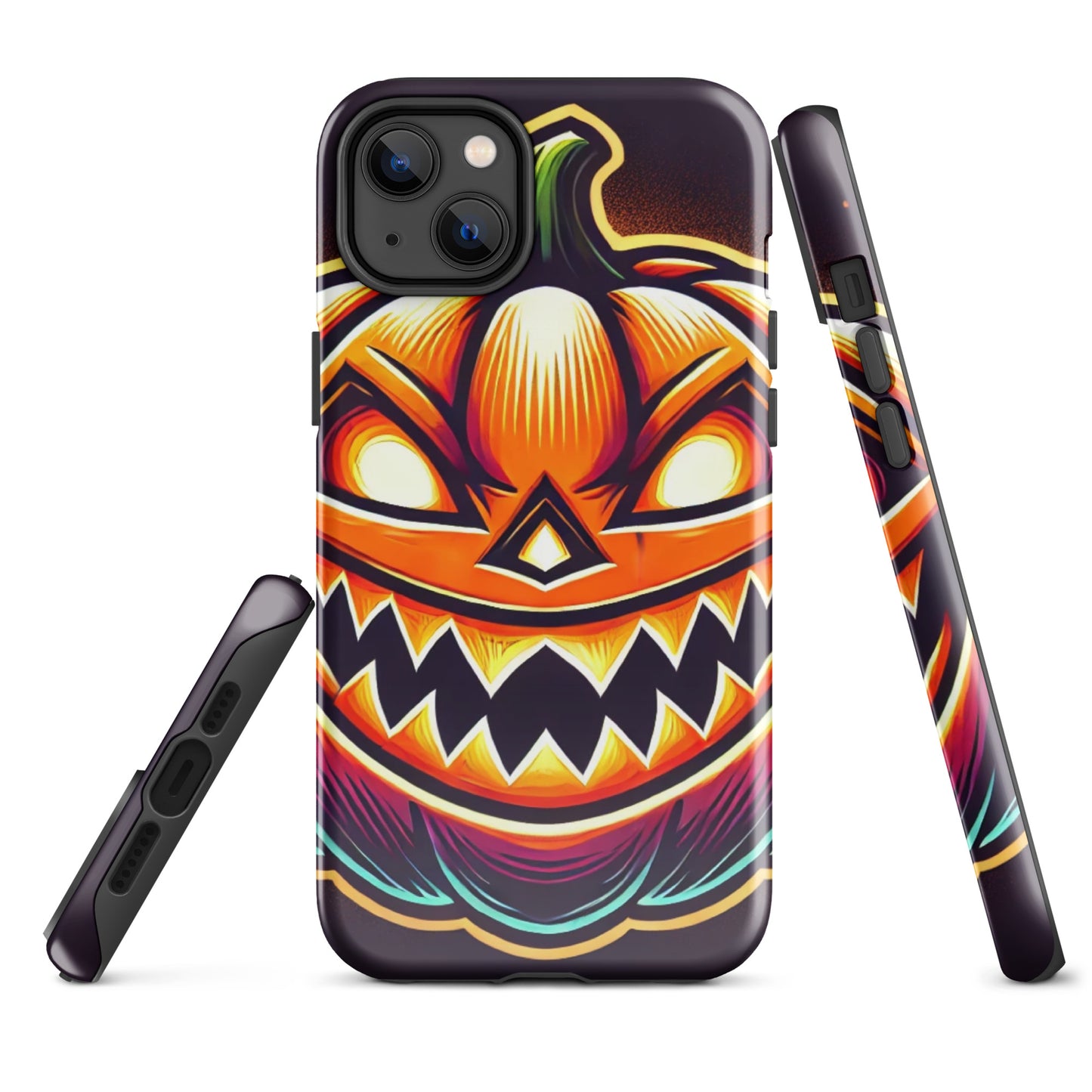 iPhone HALLOWEEN scary pumpkin hard case