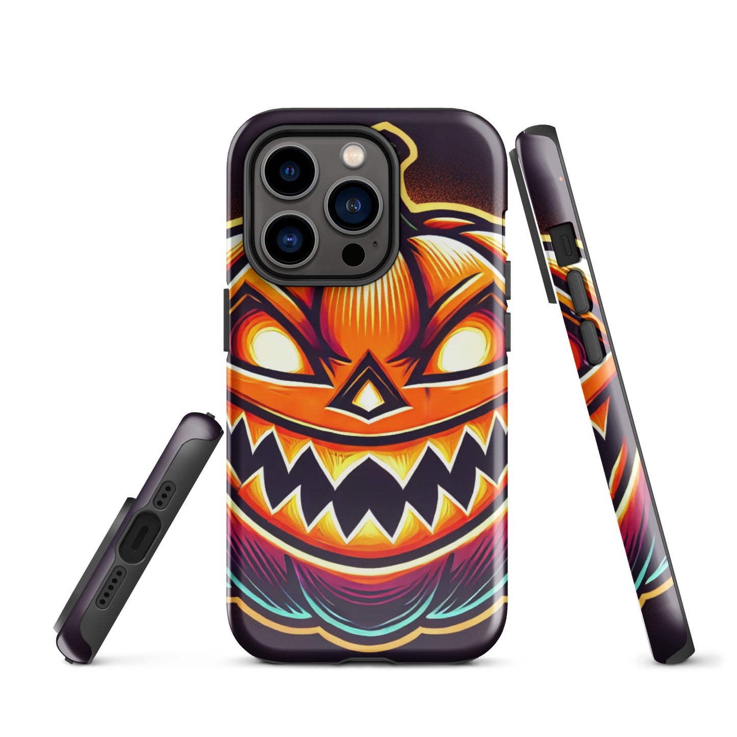 iPhone HALLOWEEN scary pumpkin hard case