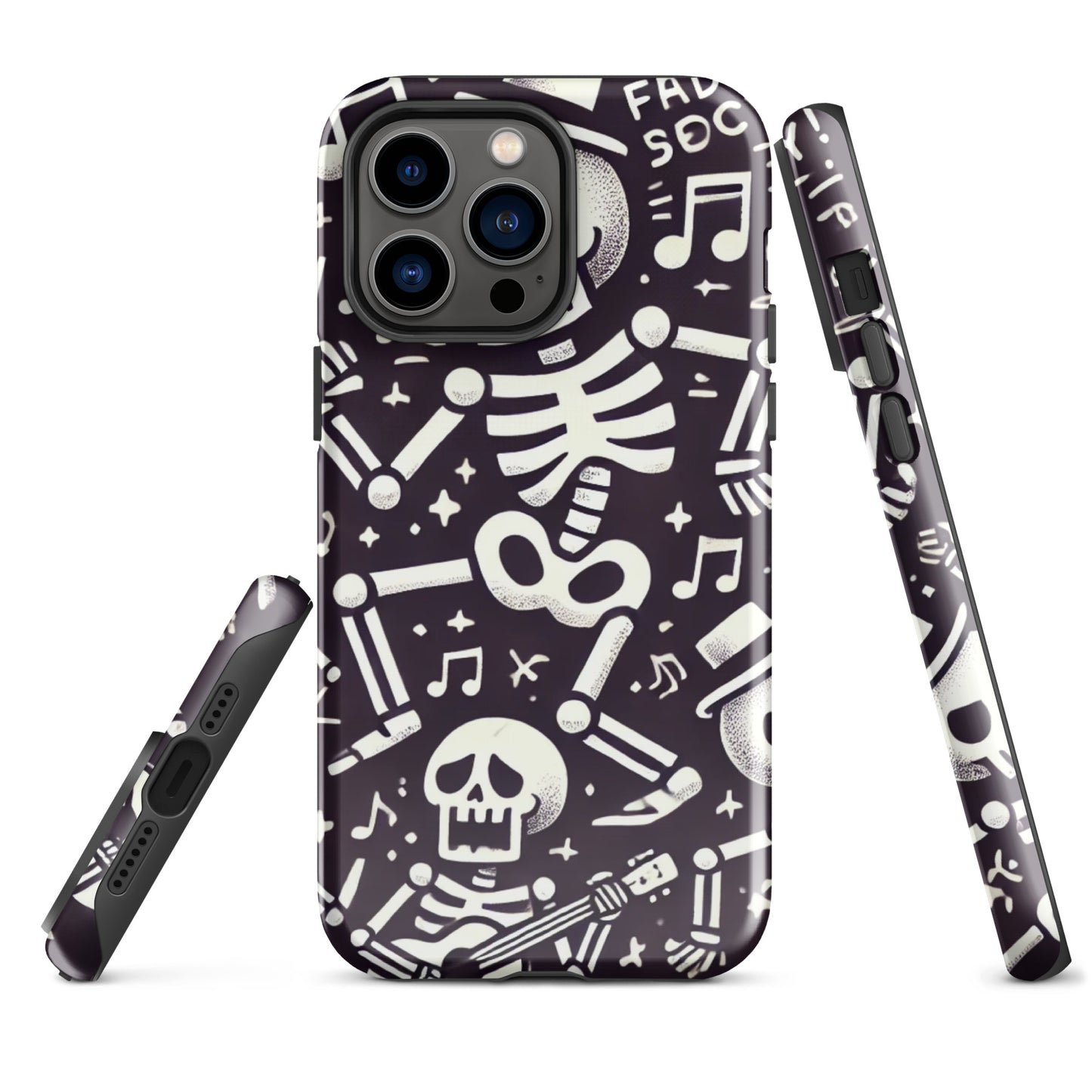 Funda dura iPhone HALLOWEEN esqueletos