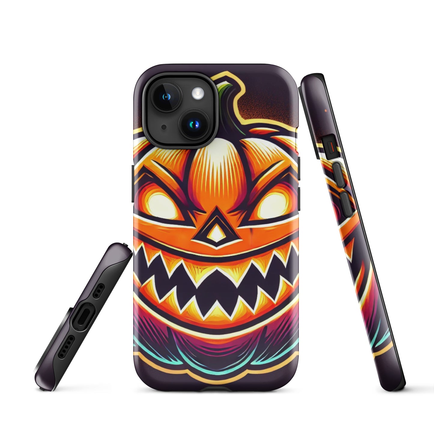 iPhone HALLOWEEN scary pumpkin hard case