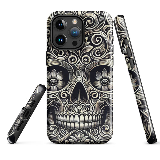 Funda dura para iPhone HALLOWEEN calavera