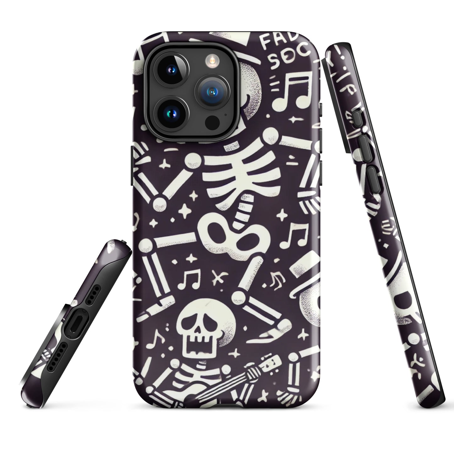 Funda dura iPhone HALLOWEEN esqueletos