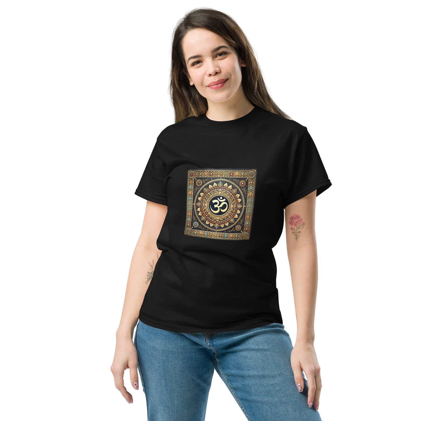 Camiseta clásica unisex simbolo OM