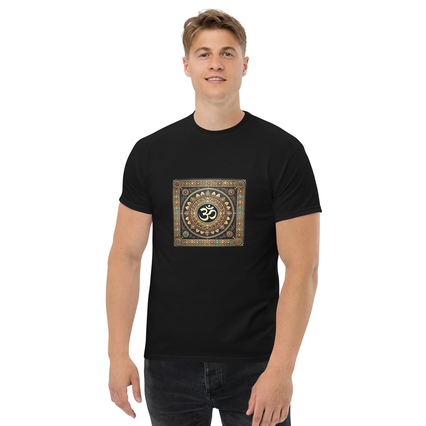 Camiseta clásica unisex simbolo OM