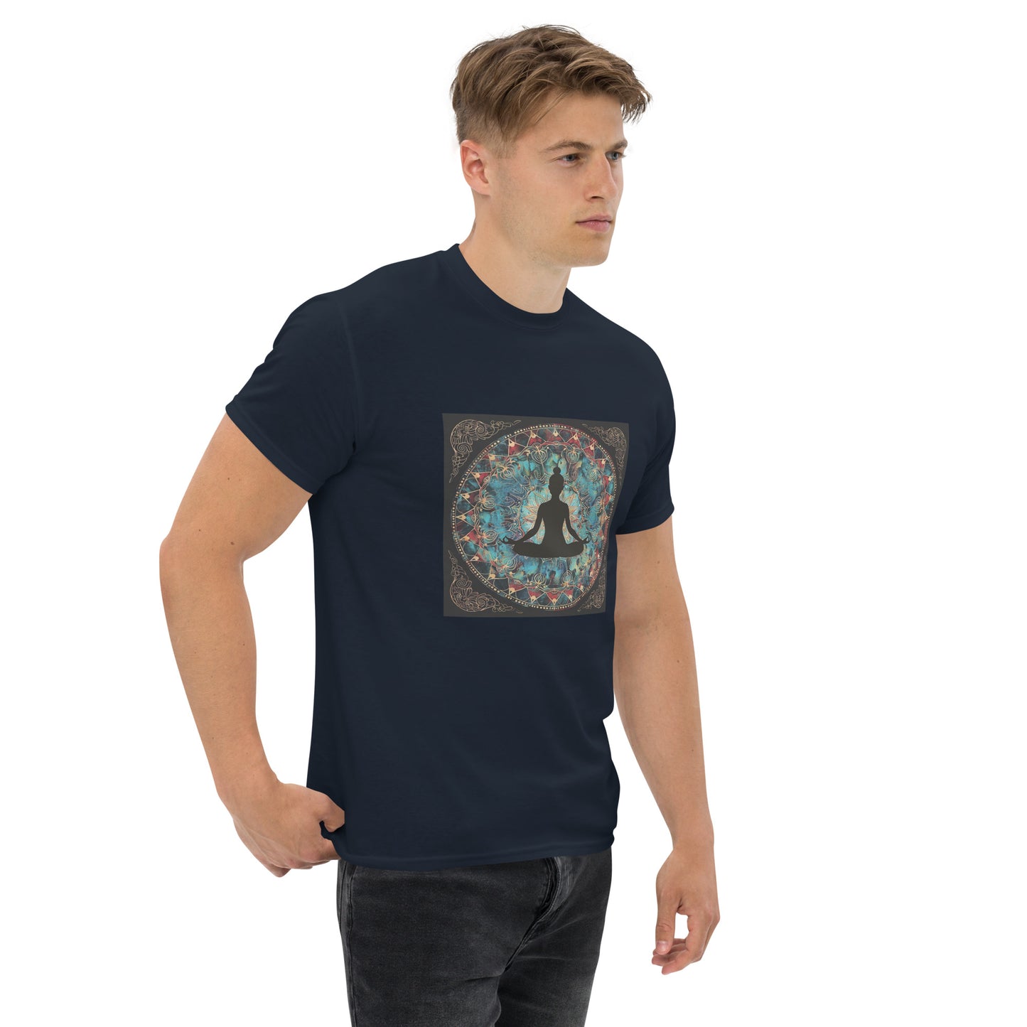 Camiseta clásica unisex meditación