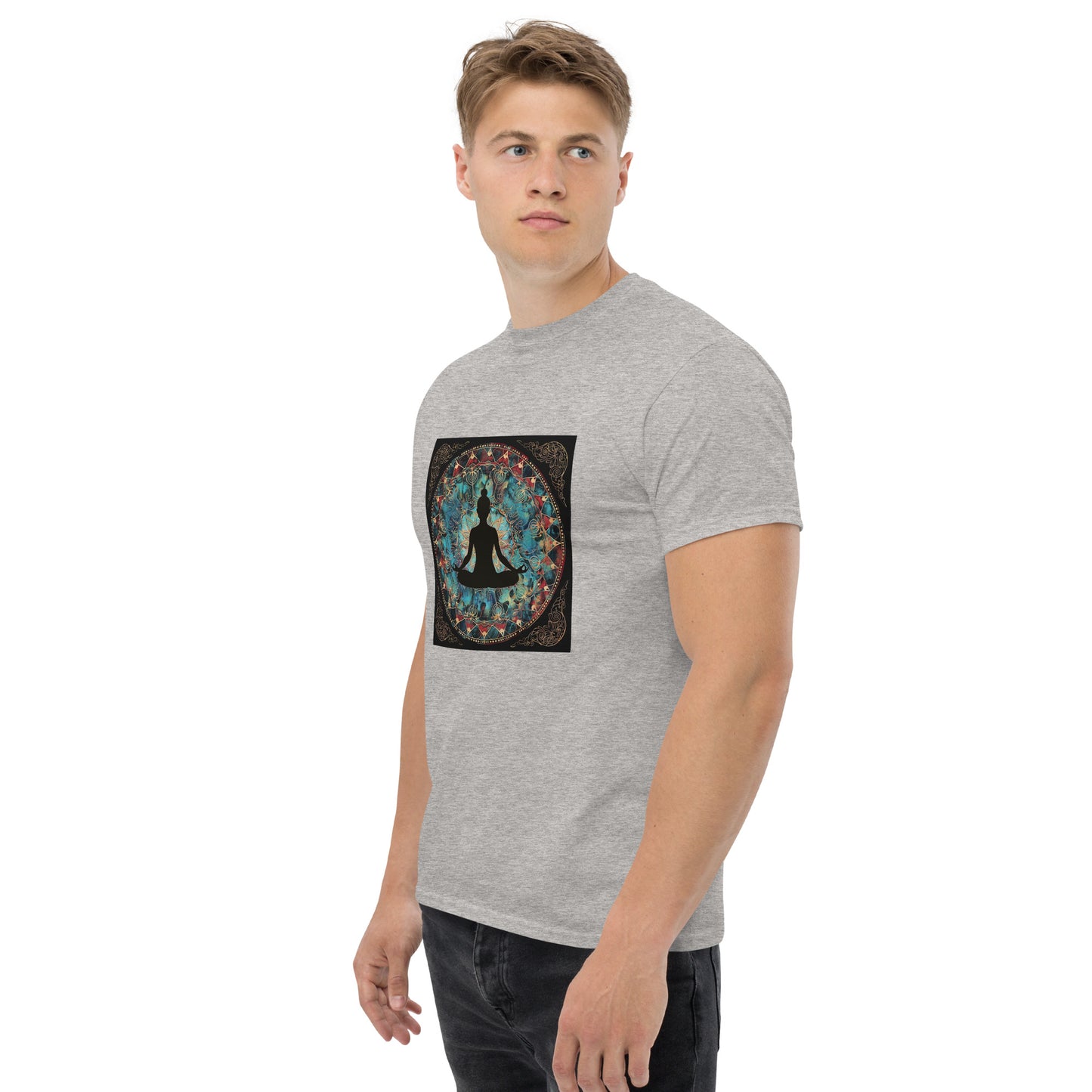 Camiseta clásica unisex meditación