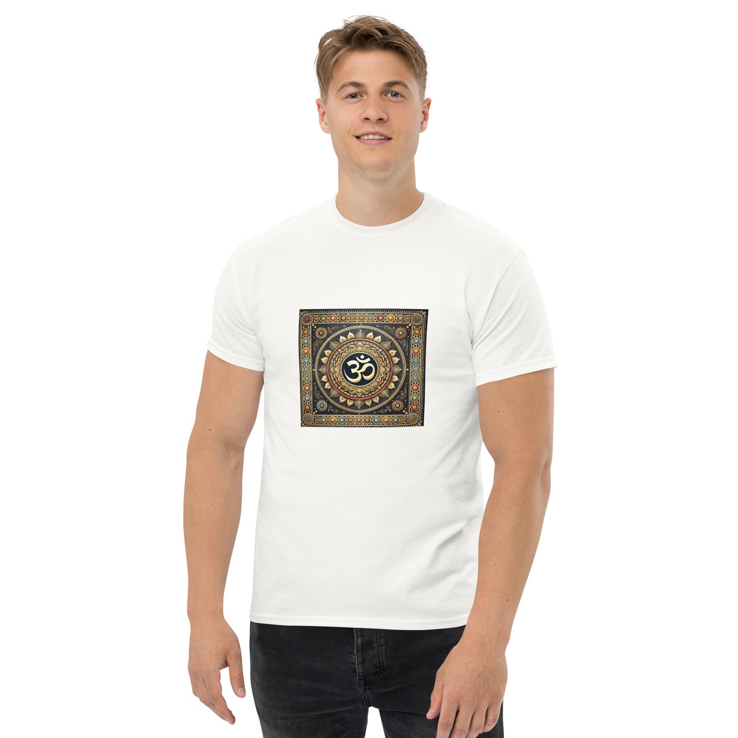 Camiseta clásica unisex simbolo OM