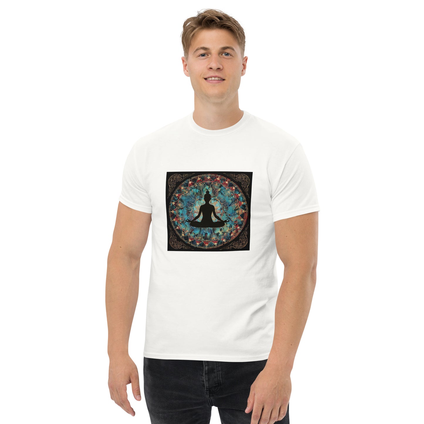 Camiseta clásica unisex meditación