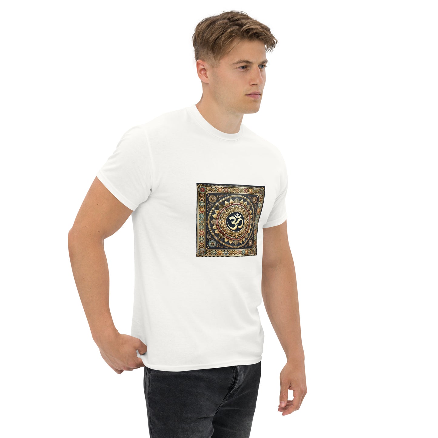 Camiseta clásica unisex simbolo OM