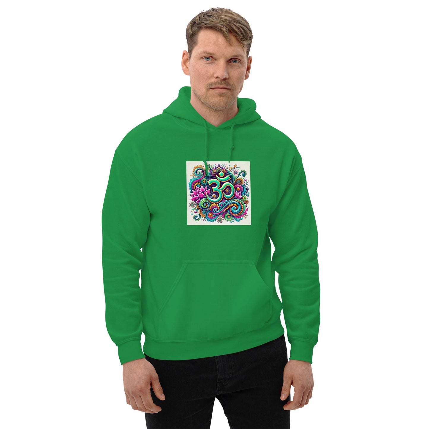 Unisex colorful OM symbol hoodie