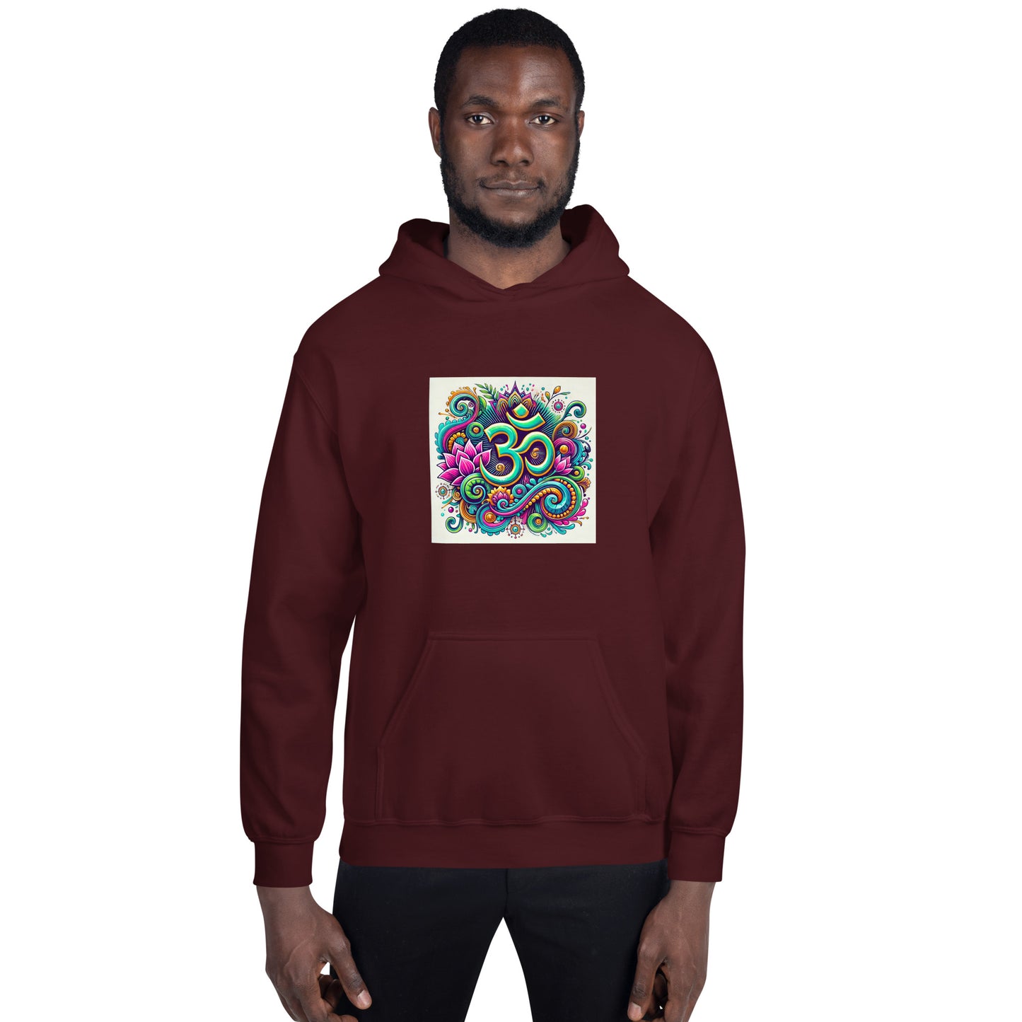 Unisex colorful OM symbol hoodie