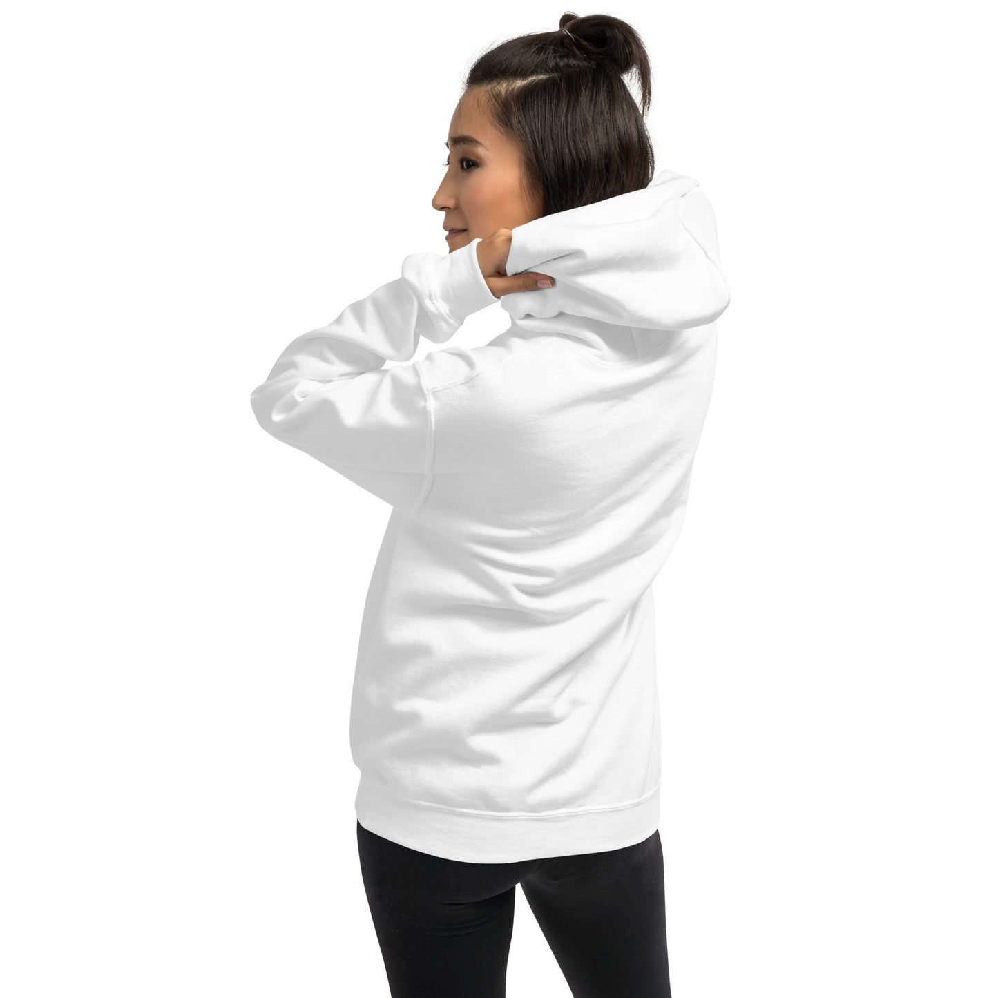 Sudadera con capucha unisex meditación lila