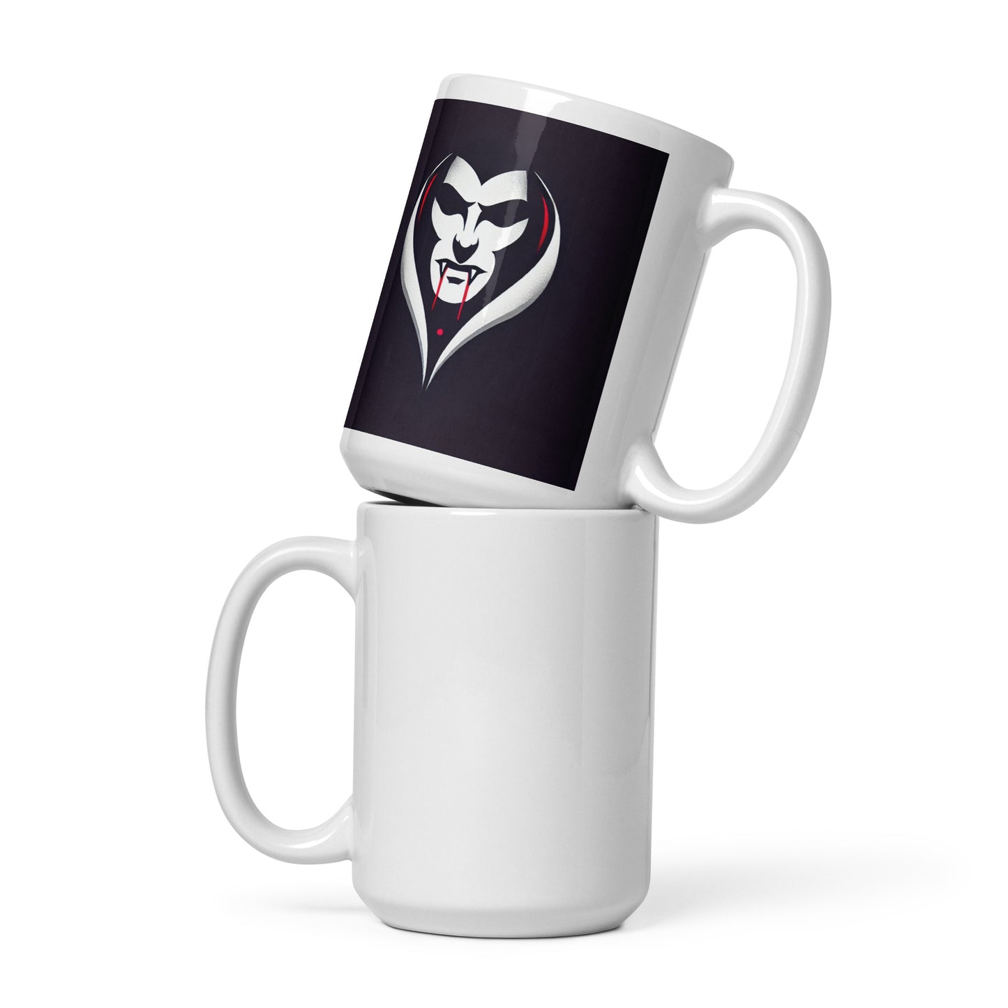 Taza blanca HALLOWEEN vampiro