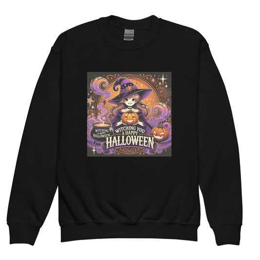 Unisex kids sweatshirt HALLOWEEN witch