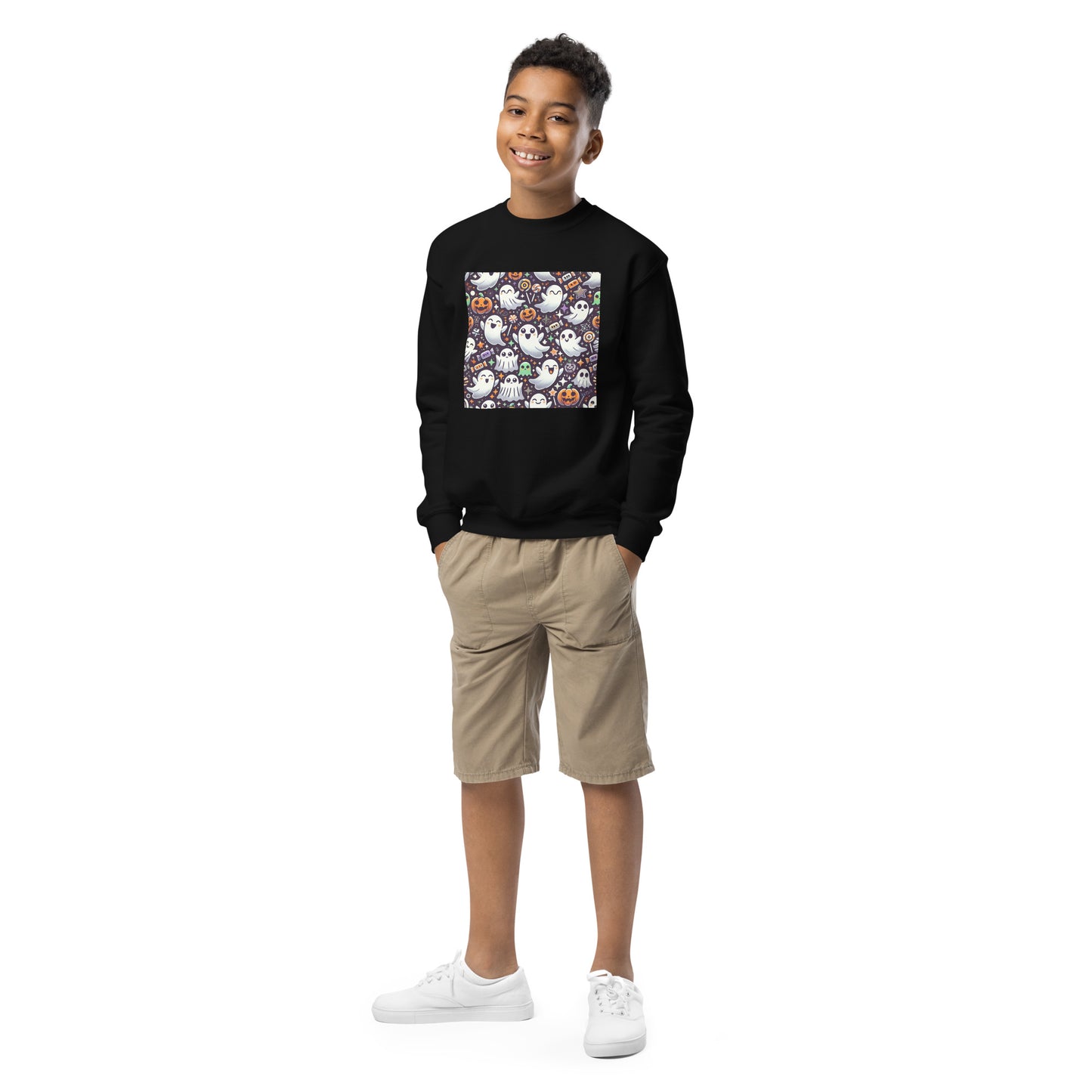 Unisex kids sweatshirt HALLOWEEN ghosts