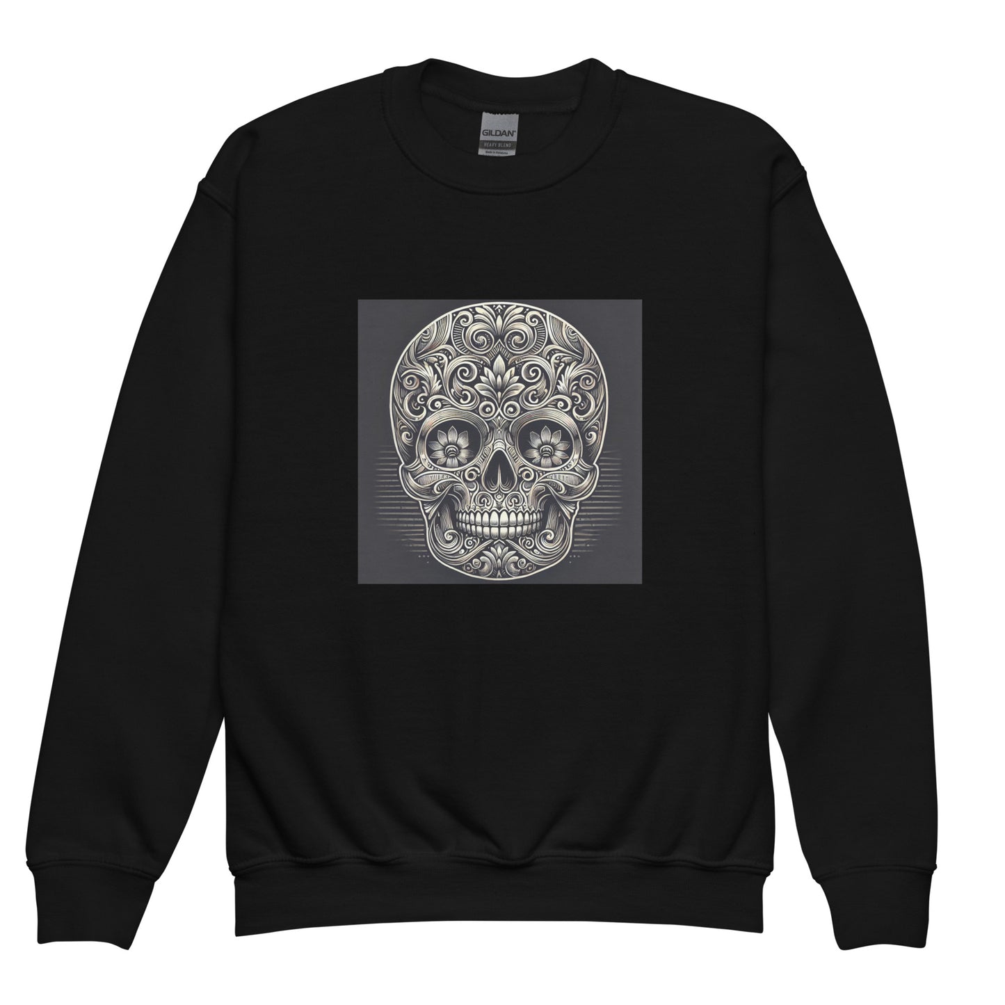 Unisex kids sweatshirt HALLOWEEN skull