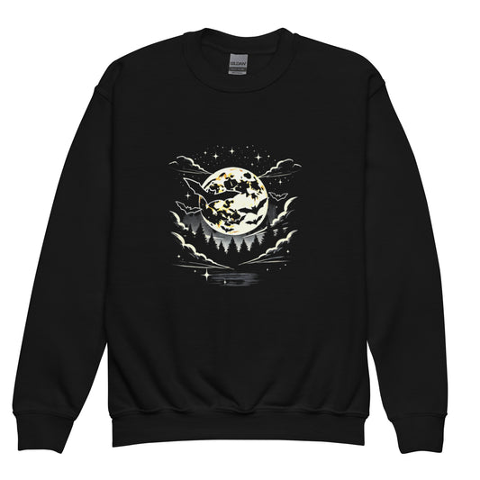 Unisex kids sweatshirt HALLOWEEN bats