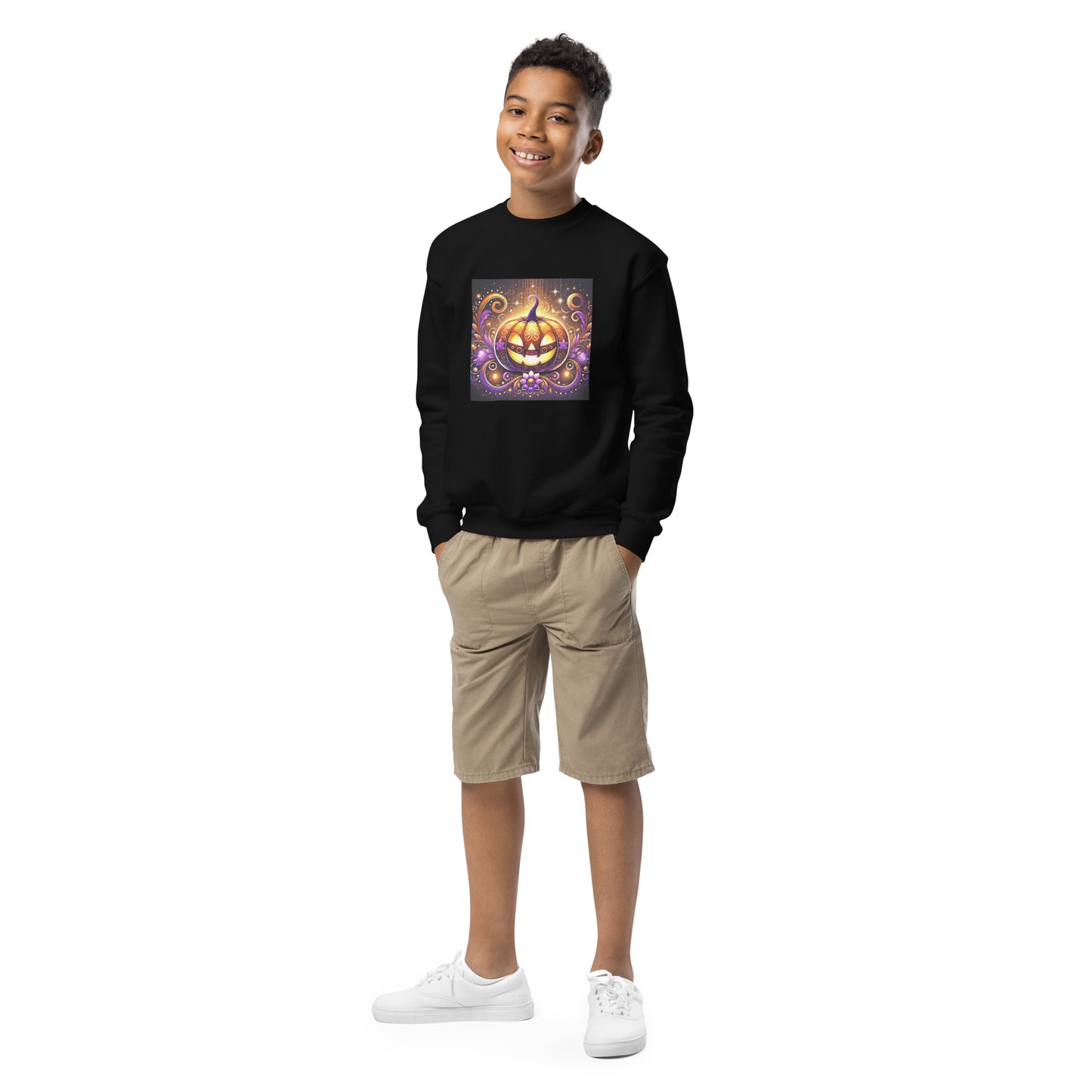 Unisex kids pumpkin sweatshirt