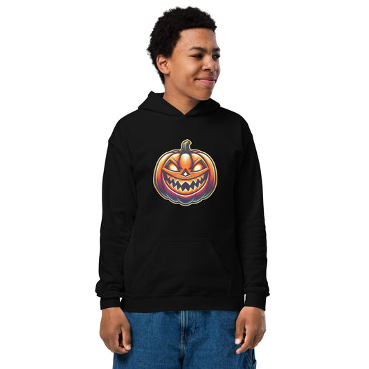 Sweat à capuche enfant unisexe HALLOWEEN citrouille terrifiante